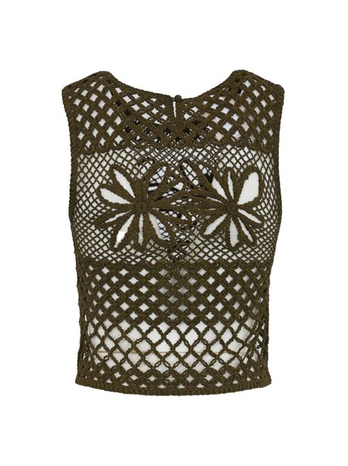 Top Gonzano in crochet Verde PINKO | 104733 A2FFX26